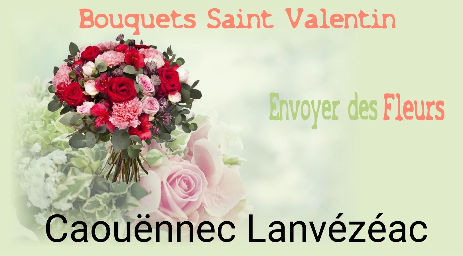 Roses de Saint-Valentin livrées à Caouënnec-Lanvézéac